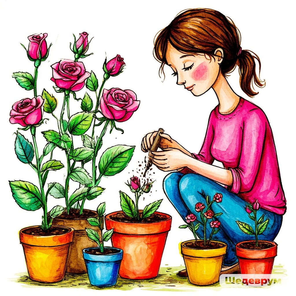 Татьяна ДеТокс сажает розы