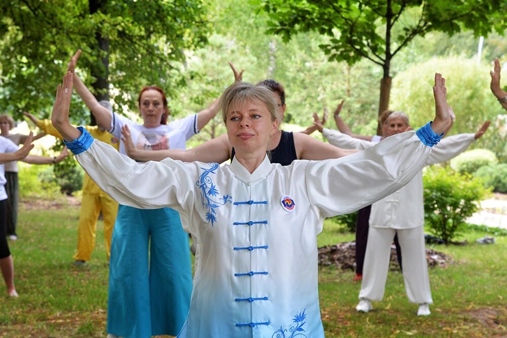    Фестиваль неолимпийских видов спорта на ВДНХ. Цигун. Фото: АиФ/ Эдуард Кудрявицкий