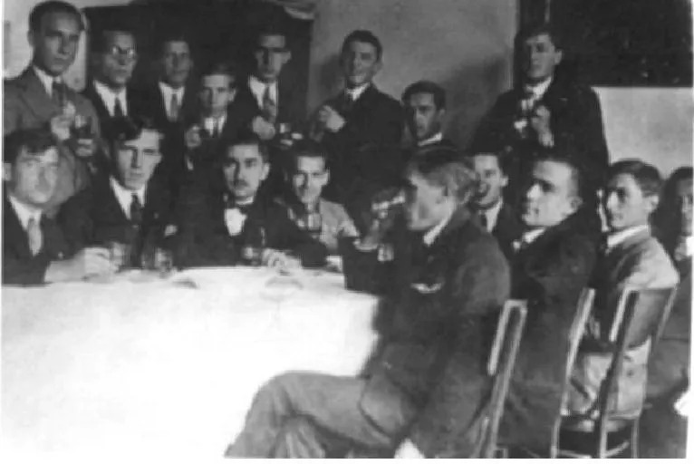 Рада куреня "Червона Калина", Львов, 1928 г. 