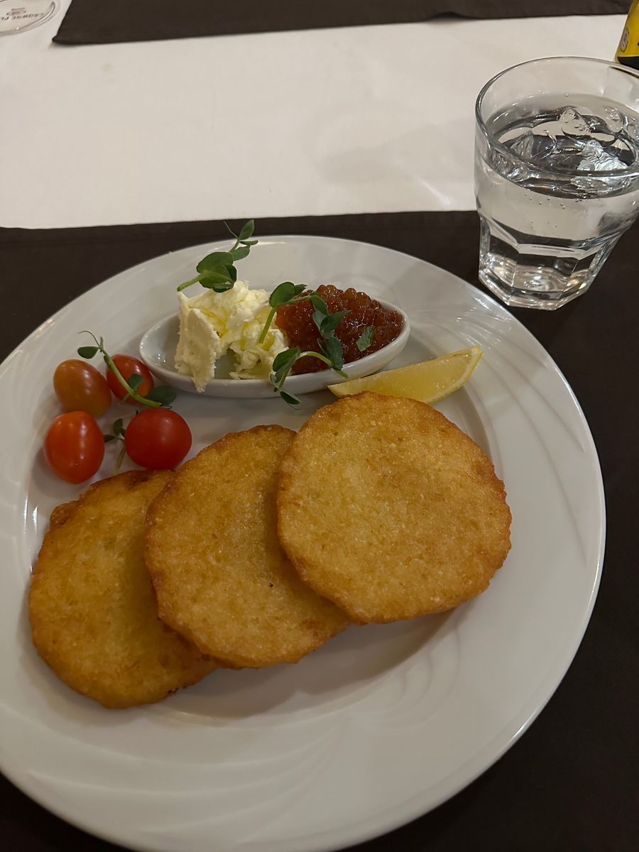 Драники в Crown Plaza Minsk. Фото из личного архива