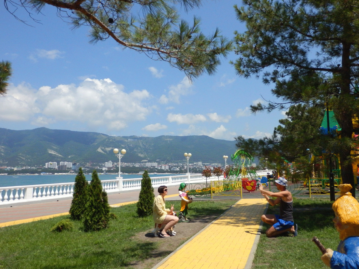 Горный пейзаж курорта Геленджик 