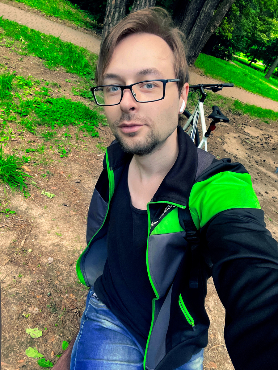 Жан Содель в минском парке Дрозды