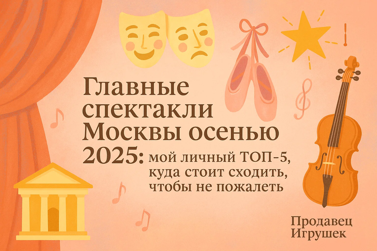 Спектакли Москва 2025. Продавец Игрушек. Ноябрь