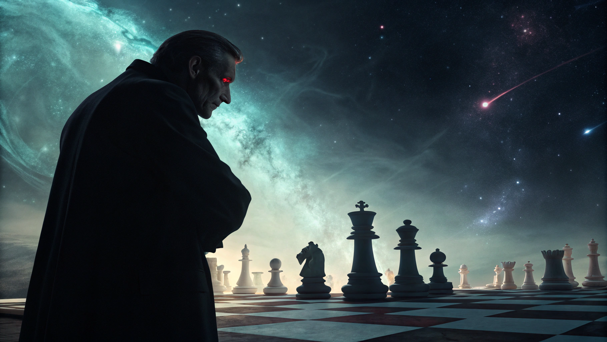 Воланд расставляет фигуры. Вы – уже на доске