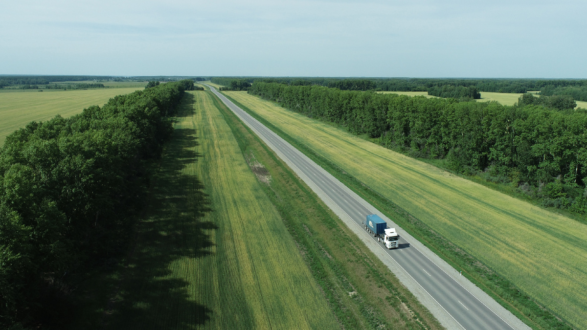 © Росавтодор / rosavtodor.gov.ru / CC BY 4.0 (Один из участков трассы, соответствующий нормативам) 