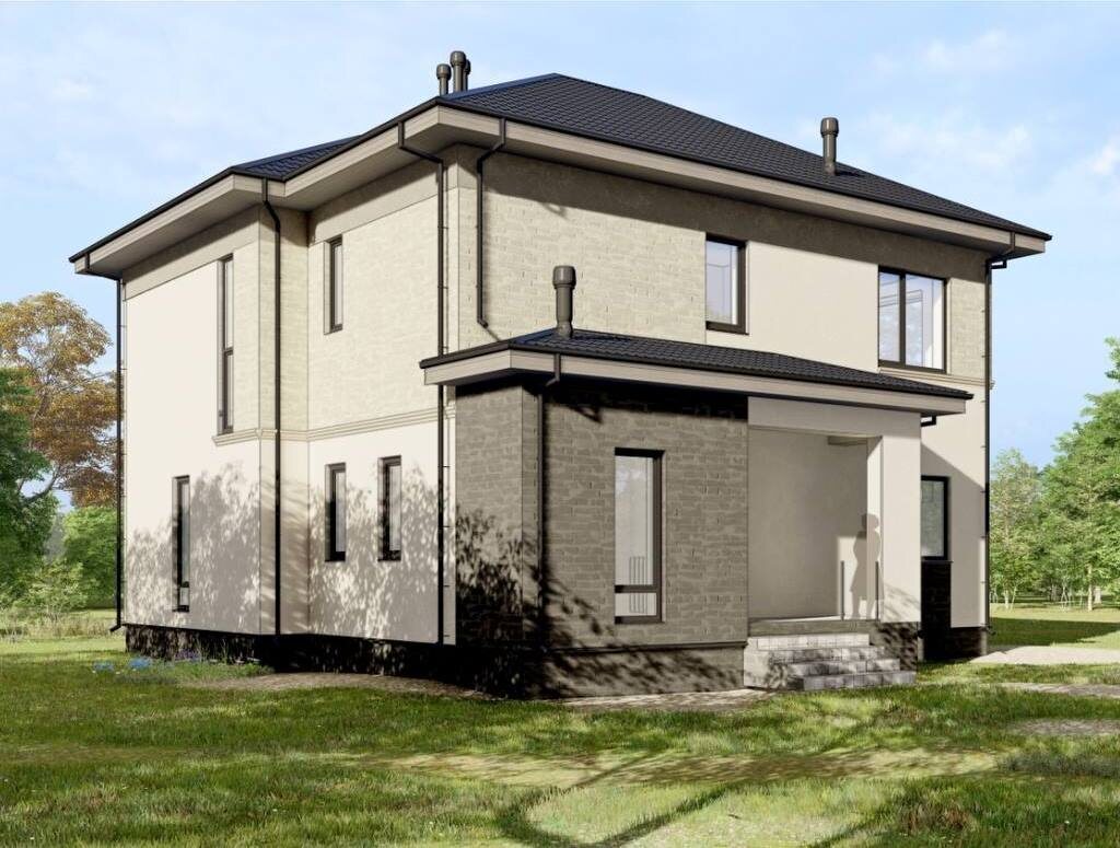 Дом по индивидуальному проекту, площадью 220 м2