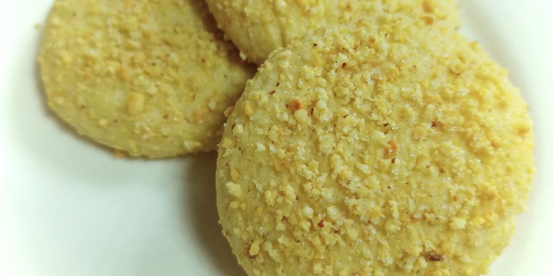 Песочное печенье с арахисом