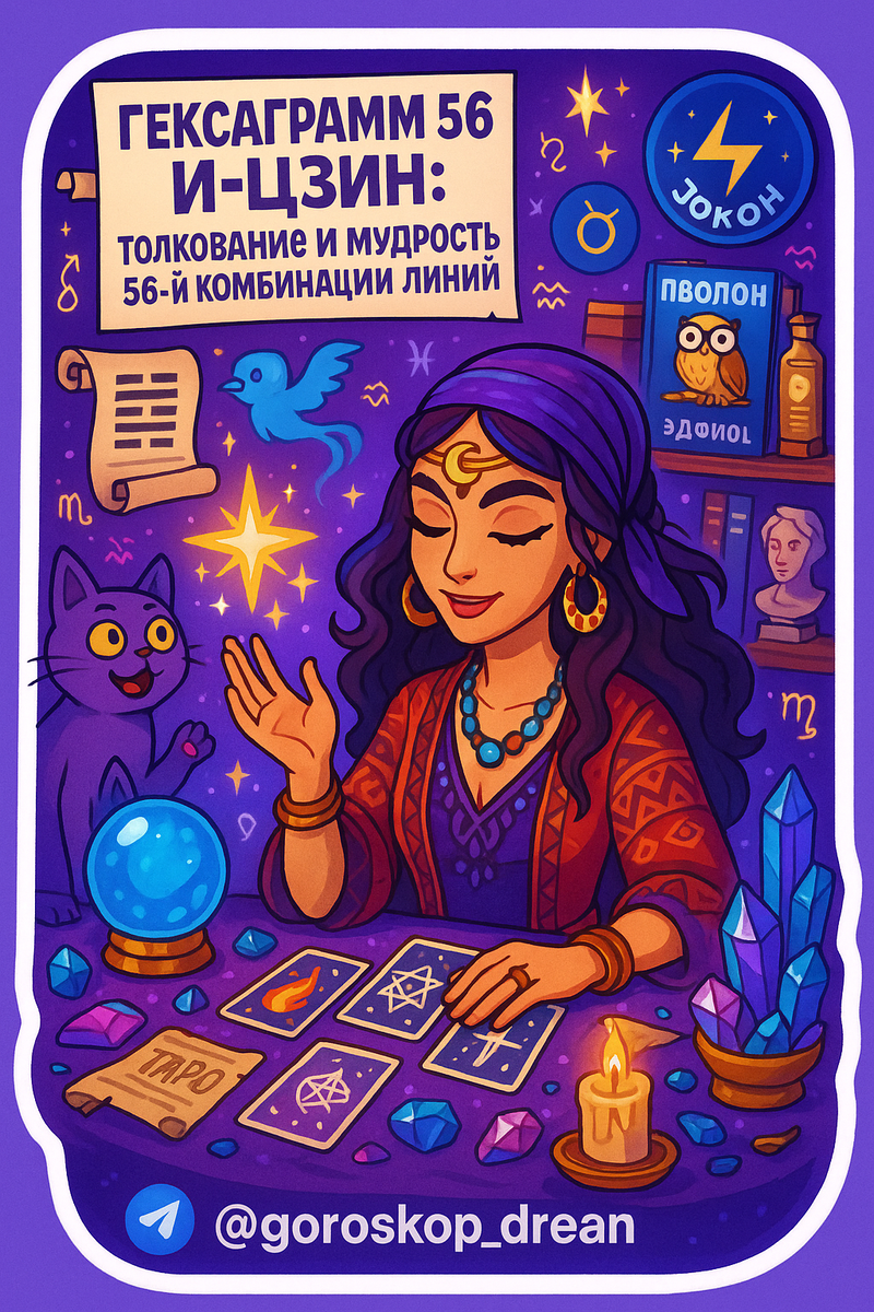    Гексаграмма 56 Люй Путешествие к внутреннему огню и новым горизонтам Мария