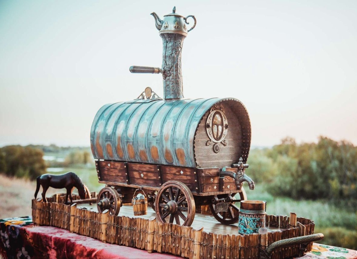 Самовар "Цыганская кибитка". Частная коллекция.