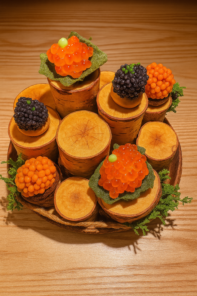 Авторское блюдо икорок