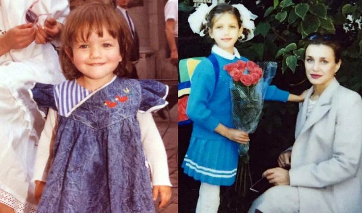 Анна Чиповская в детстве