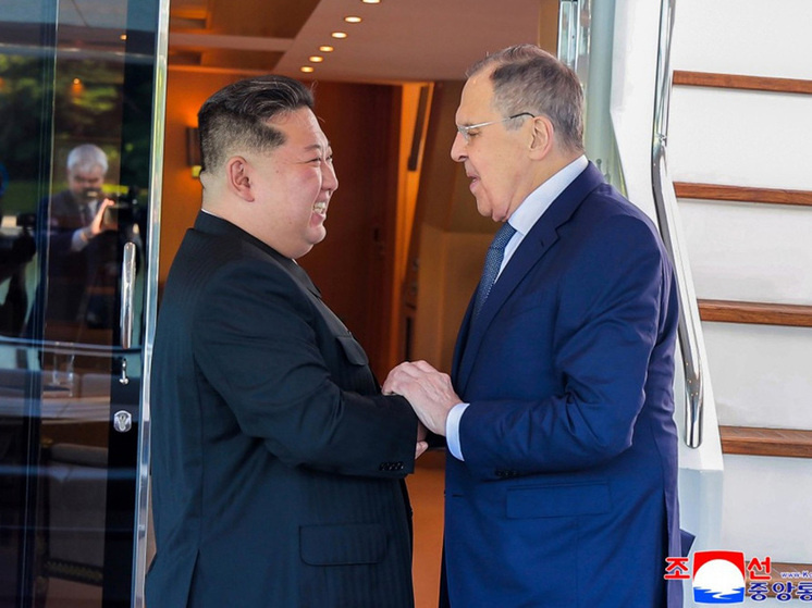 Ким Чен Ын, Сергей Лавров. Фото: ЦТАК