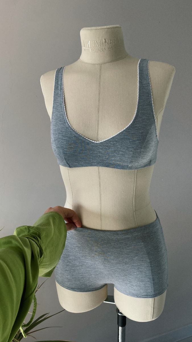 Комплект из кулирной глади (шила сама)