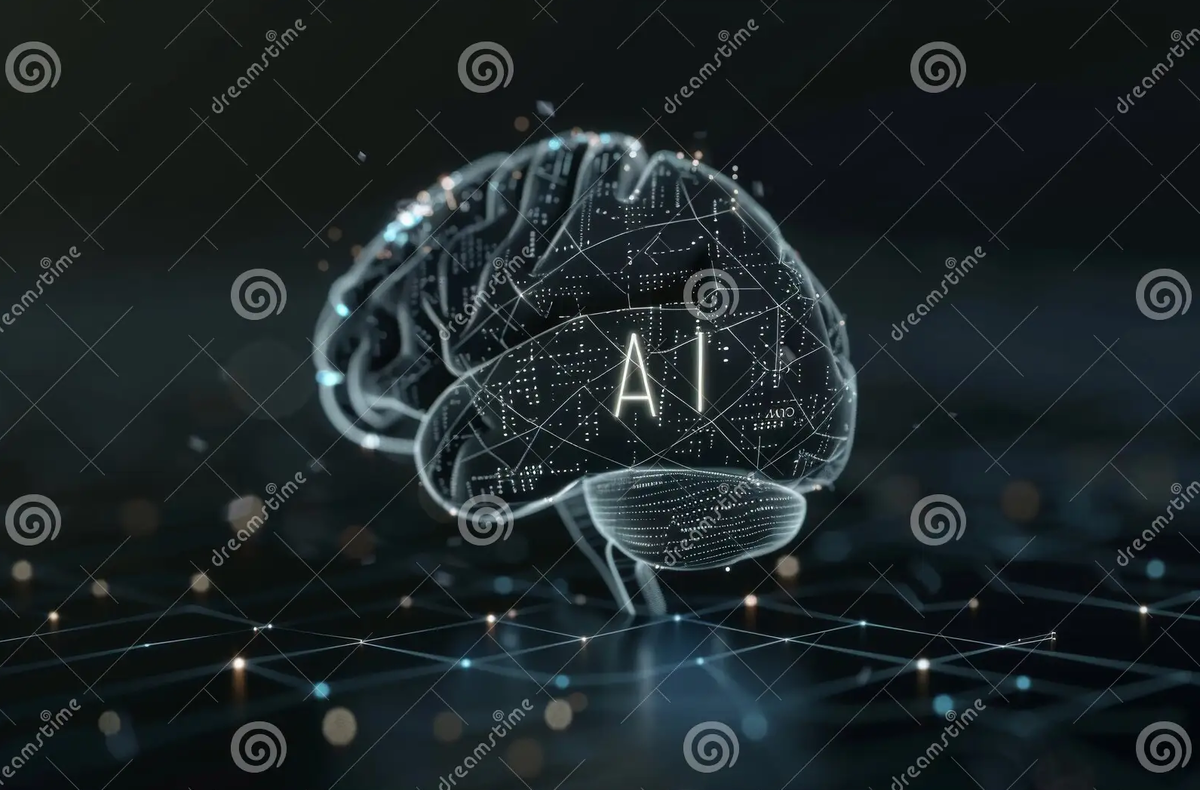 Абстрактный мозг ИИ — цифровая сеть идей