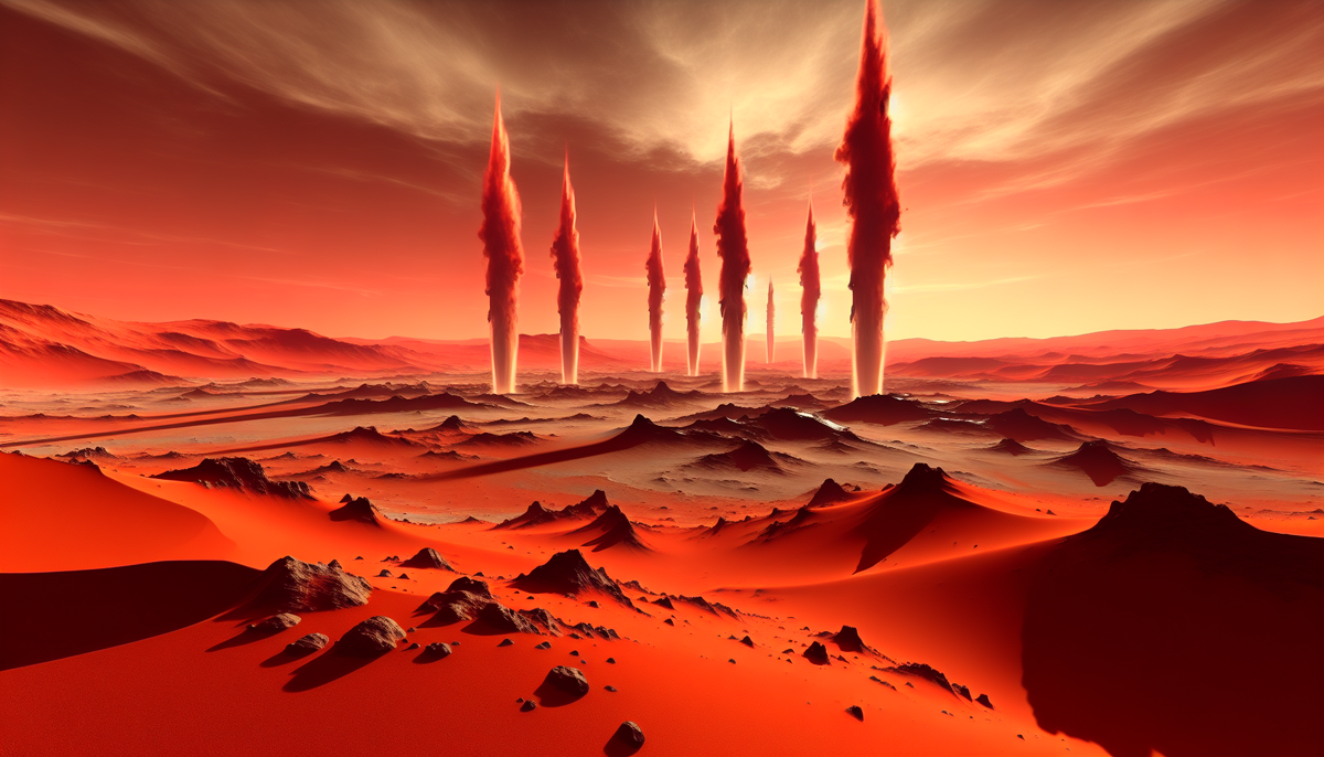    Песчаные гейзеры на Марсе: итоги сезона 2025 Квантовый Космос