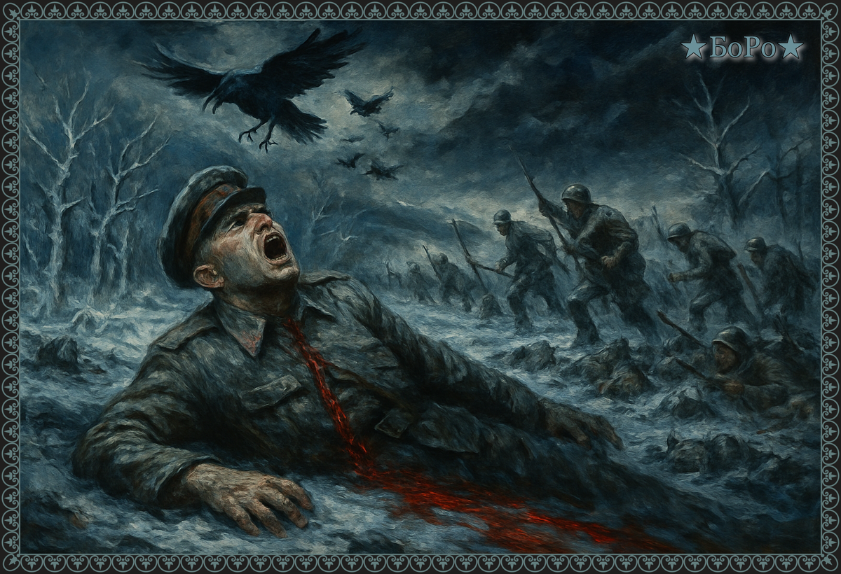 На войне суровая действительность становится обыденностью.