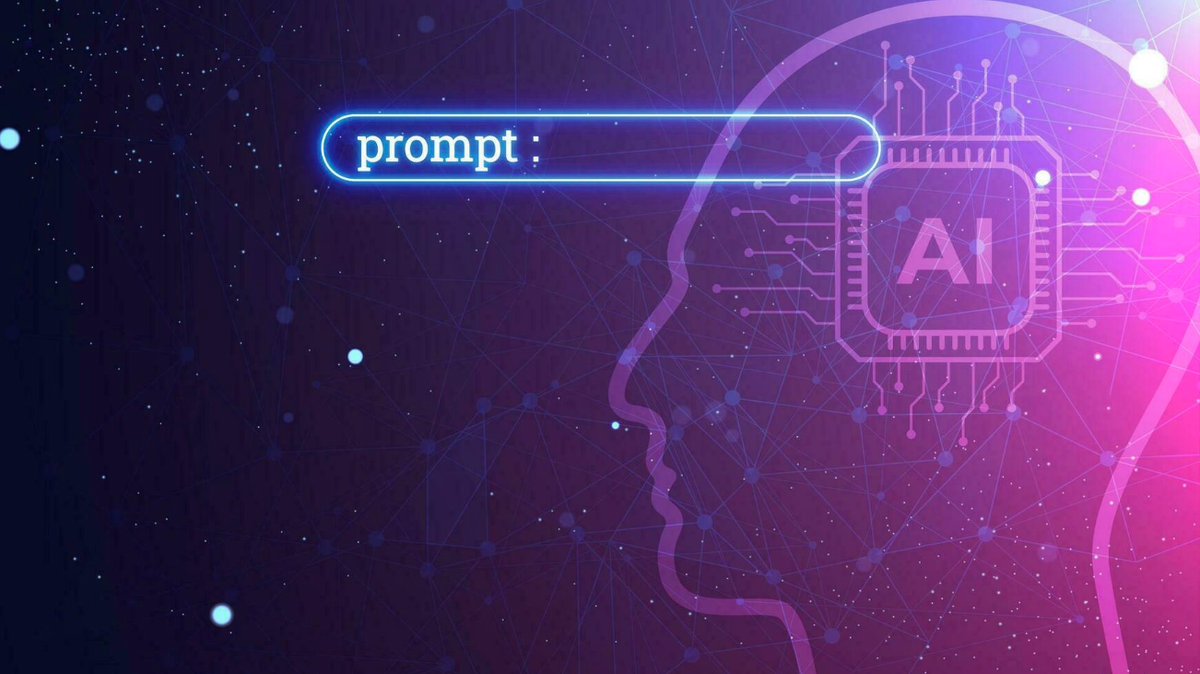 «Неоновое поле ввода prompt в мозге искусственного интеллекта»