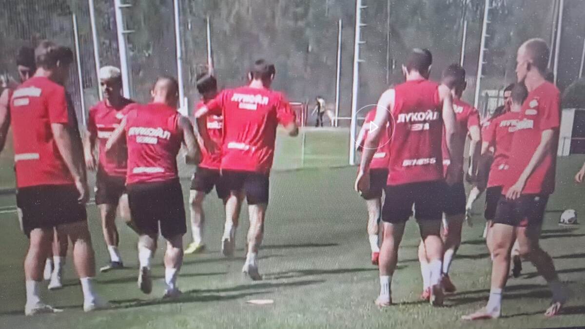 Спартак непонятно что осваиват. Фото взято с сайта ФК "Спартак".