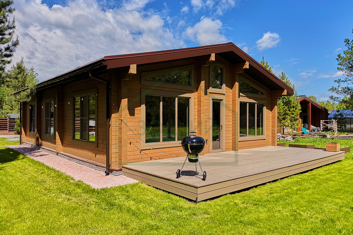 Дом в Лаки Парке — из профилированного бруса