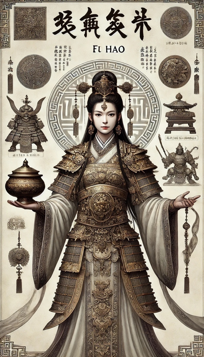 Фу Хао — образ женщины-воительницы.