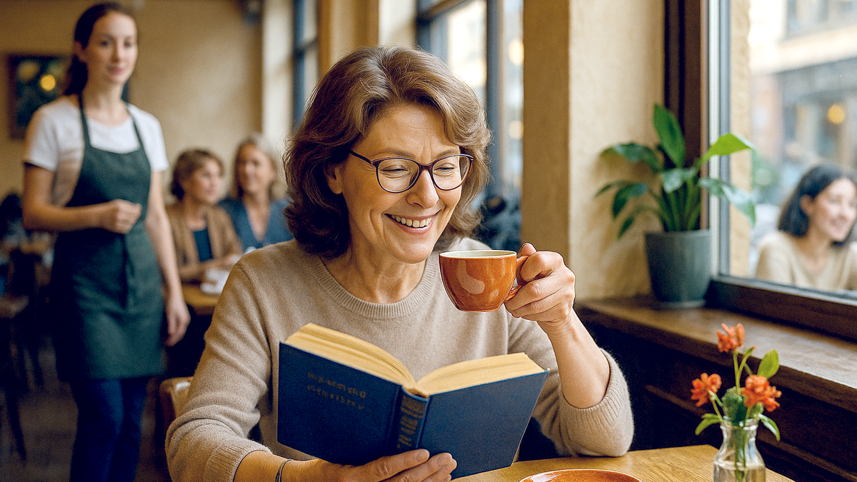 Пошла в кафе одна - муж в шоке, подруги не понимают