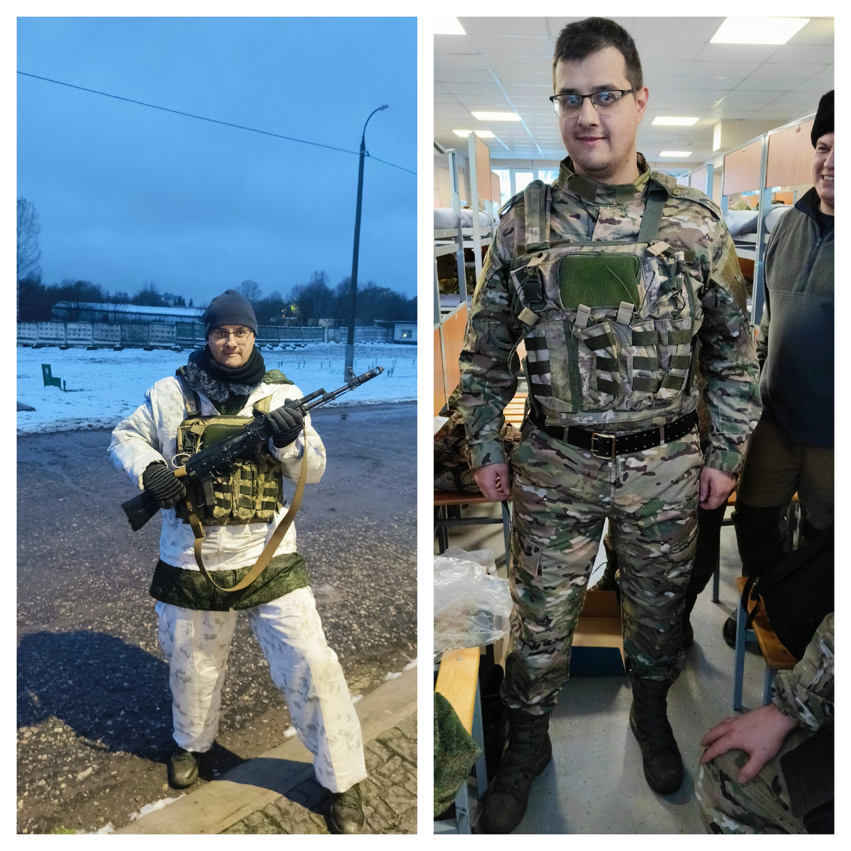 Ваш покорный слуга во время прохождения полевых сборов