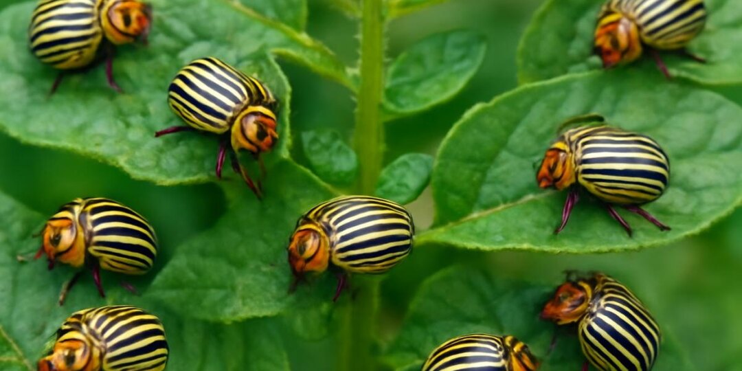 Агрономы уточнили правила эффективной борьбы с колорадским жуком в период цветения картофеля