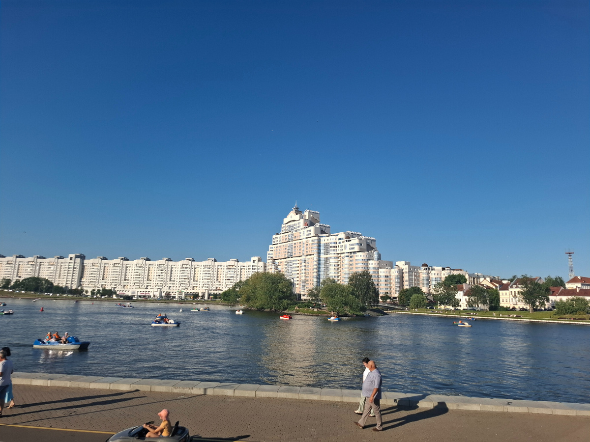 Минск в хорошую погоду