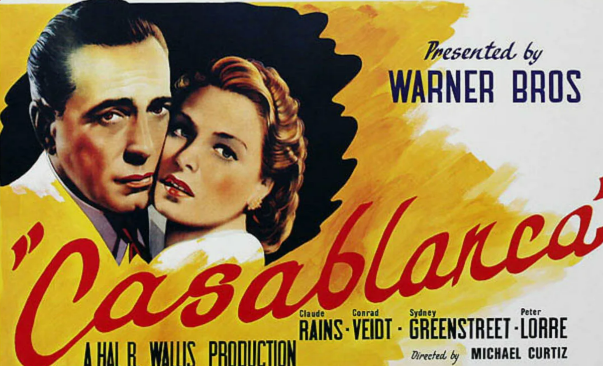 Афиша к фильму Касабланка, 1942 г