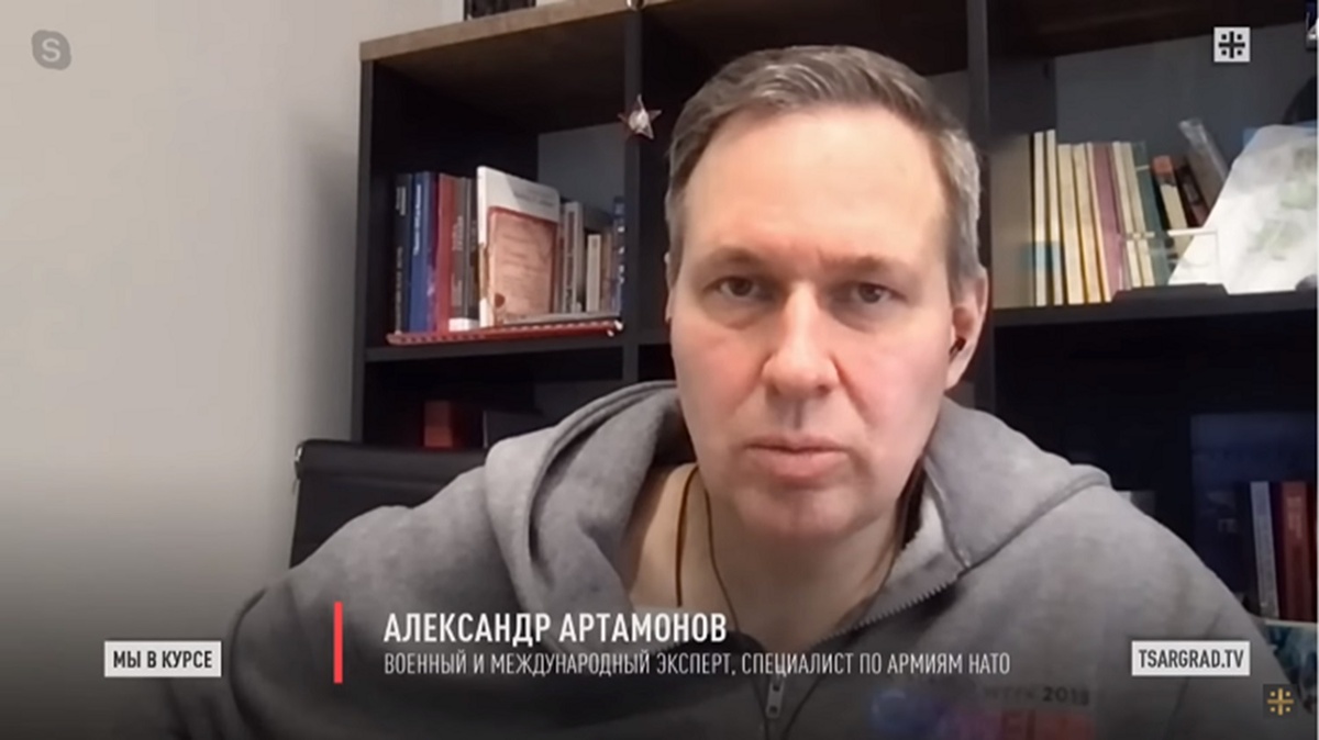    Не раз Александр Артамонов был гостем эфиров "Первого русского". Фото: Царьград