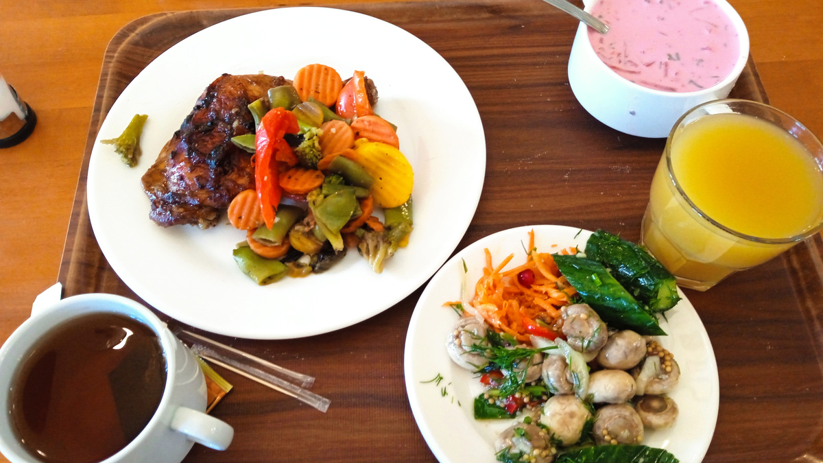 Обед из "Лидо" за 800 рублей