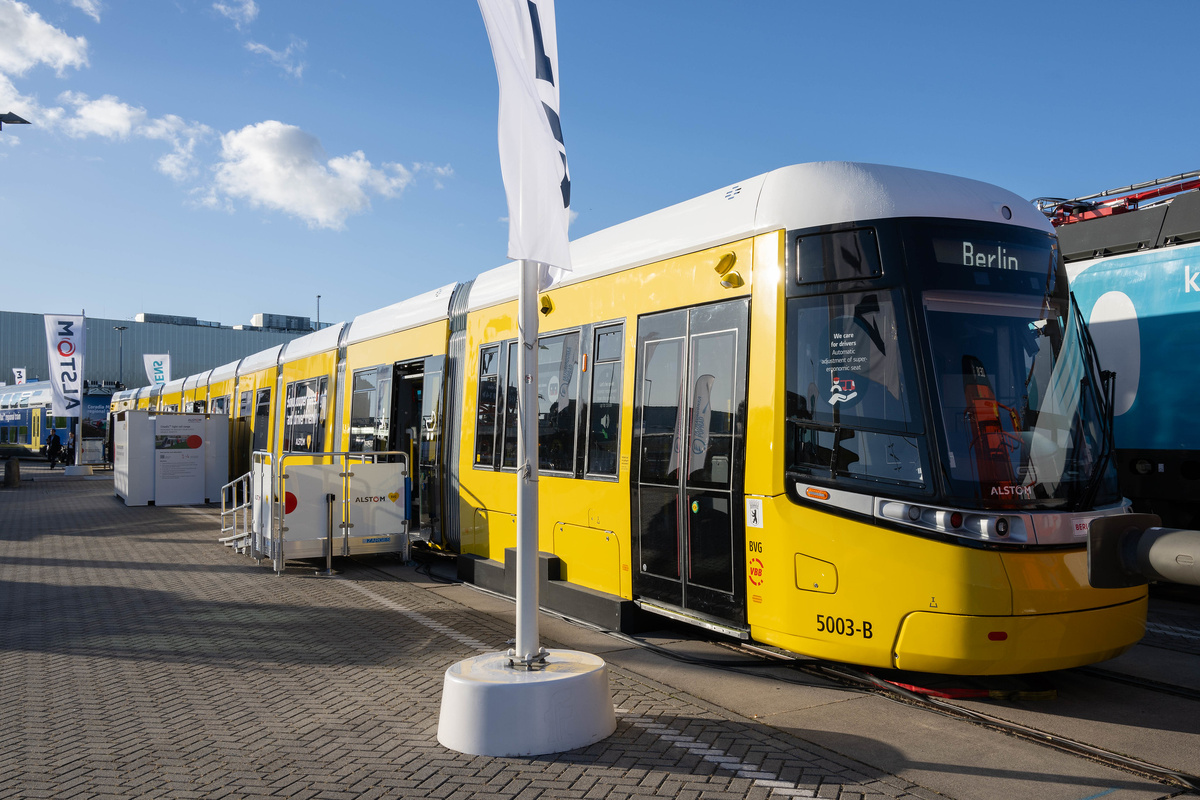  Трамвай Urbanliner Flexity на выставке InnoTrans 2024. Источник: Jens Herfort Pedersen/flickr