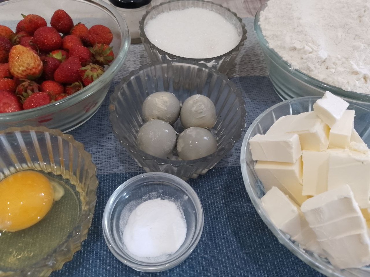 Ингредиенты для приготовления печенья