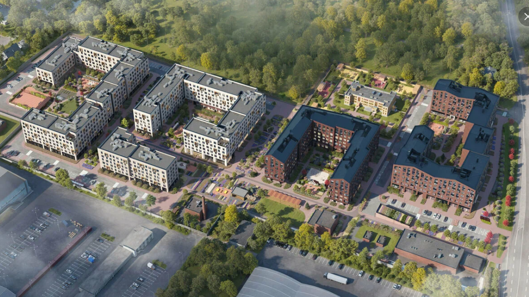 Общий вид ЖК. Рендер с сайта застройщика