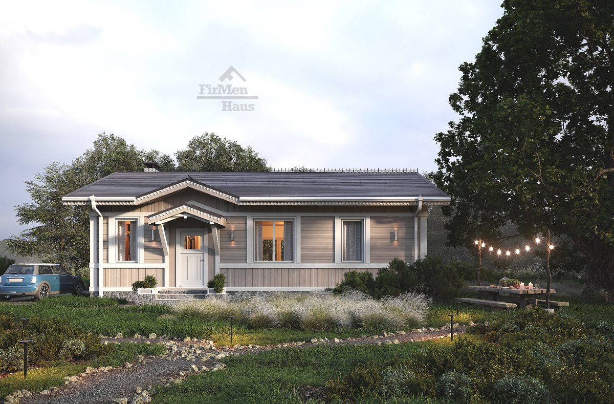 Фасад со стороны входной группы