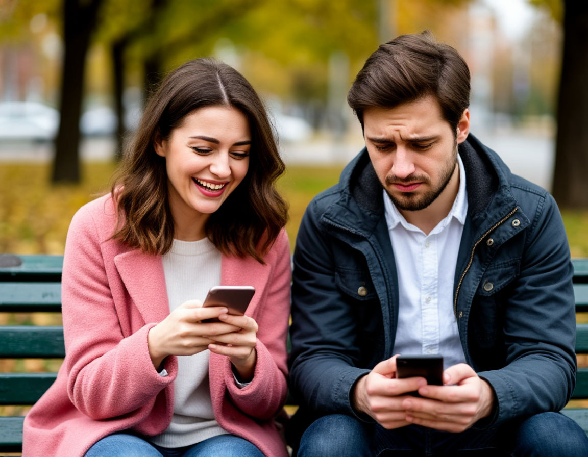 девушка и мужчина 