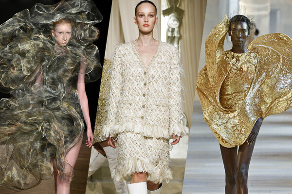 Модели на показах Iris Van Herpen, Chanel и Rahul Mishra на Неделе моды в Париже, 2025 год / Getty Images/Global Look Press   📷