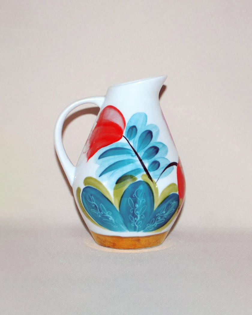 Молочник из сервиза «Ветерок». 1967 год, Дулёво. Автор Вера Ивановна Тодорская