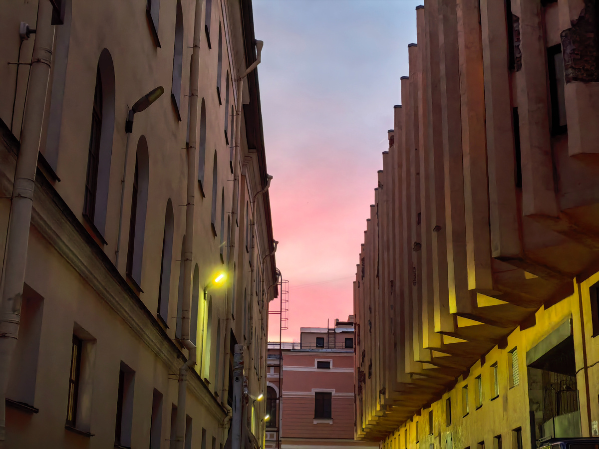 Вчерашний закат.