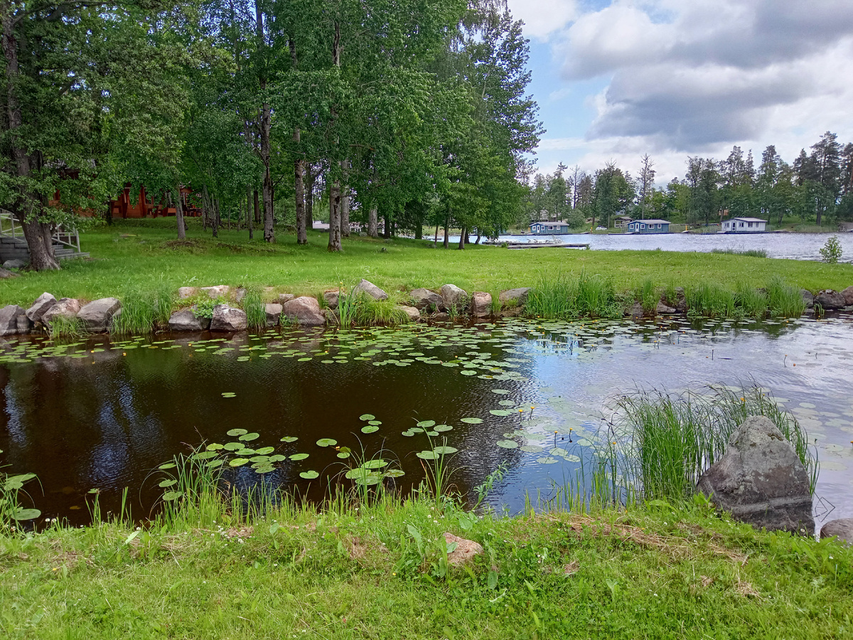 Всего две недели назад я наслаждалась на турбазе  природой Карельского перешейка 