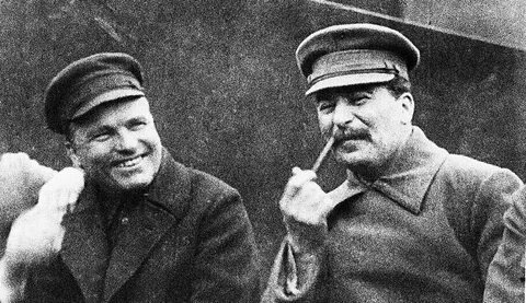 Сергей Киров и Иосиф Сталин