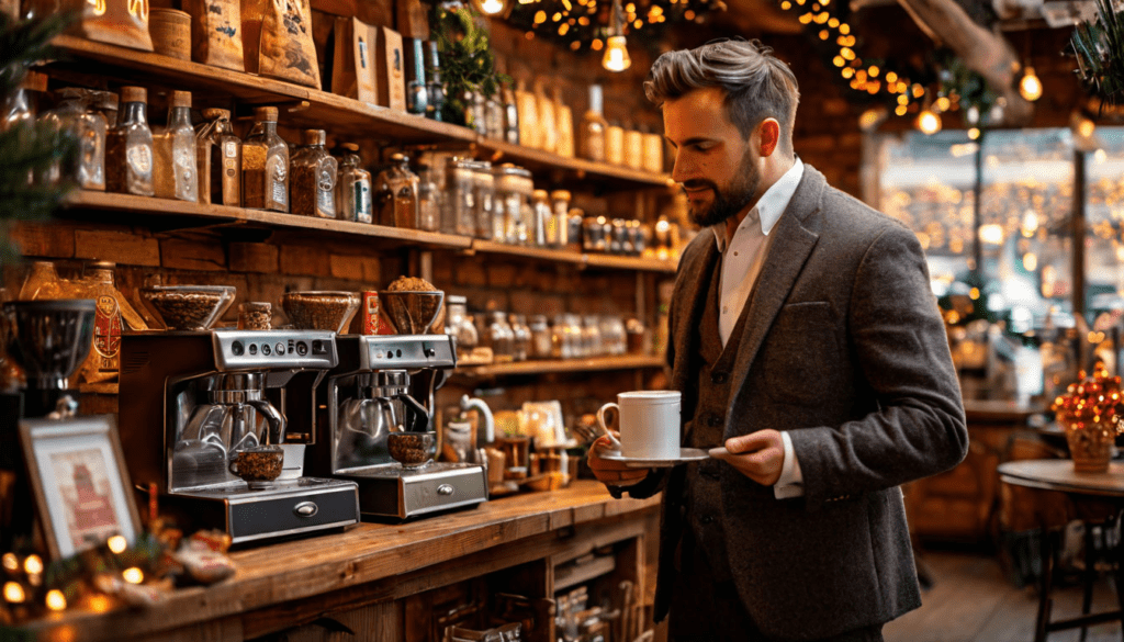    Фишка гейзерных кофеварках к Новому году