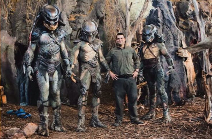 фото со съёмок "Хищников"