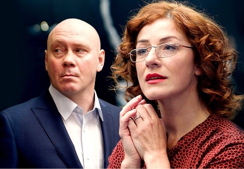 Главные герои фильма - Роман Петрович (В. Хаев) и Дарья Олеговна (В. Воронкова).