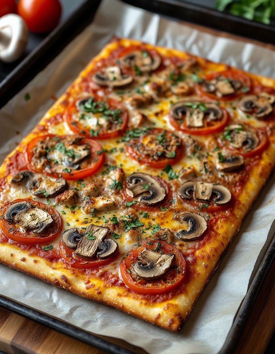 Кето-пицца «Вечер в Италии»