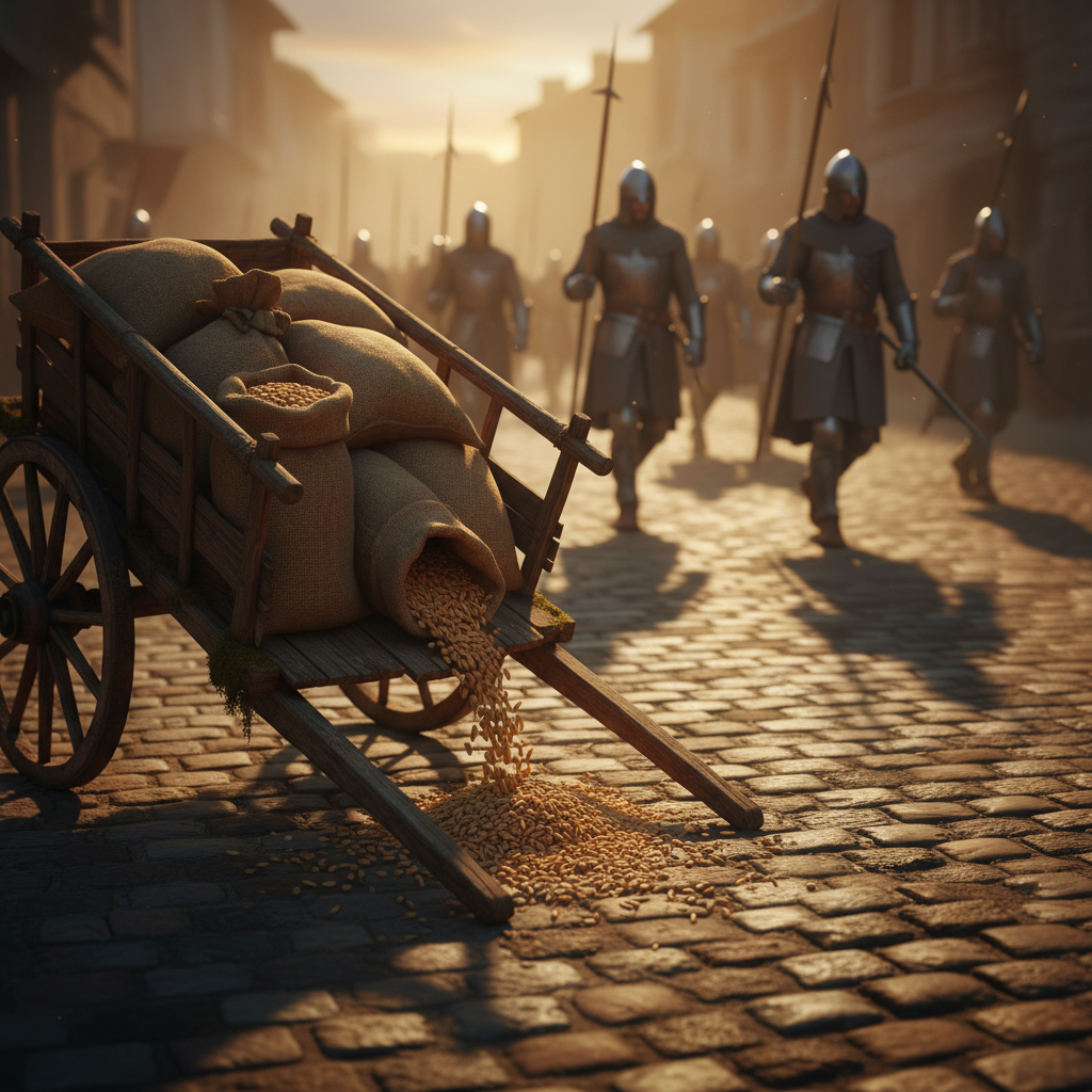 В город вошли чужие солдаты.