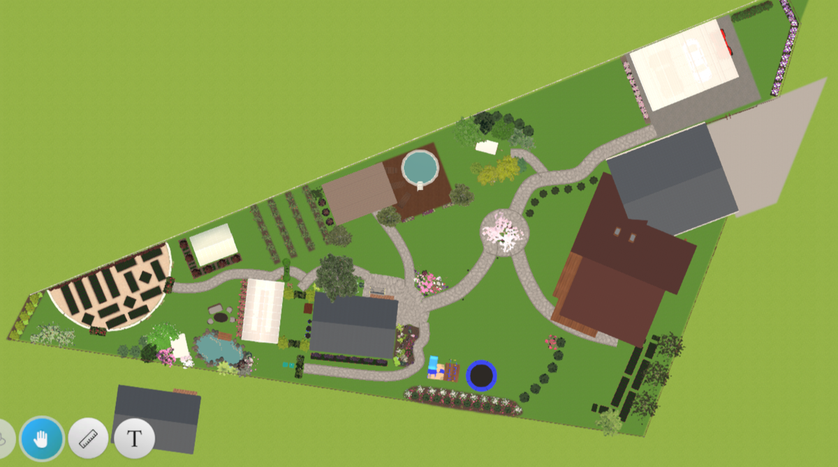 Весь мой участок выглядит вот так