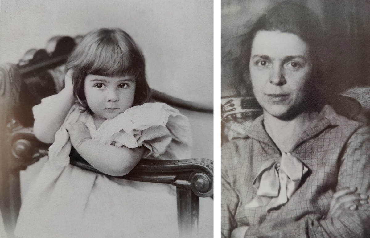 Слева: Мария Соколова, 1900 г. Справа: Мария Николаевна, 1943 г.