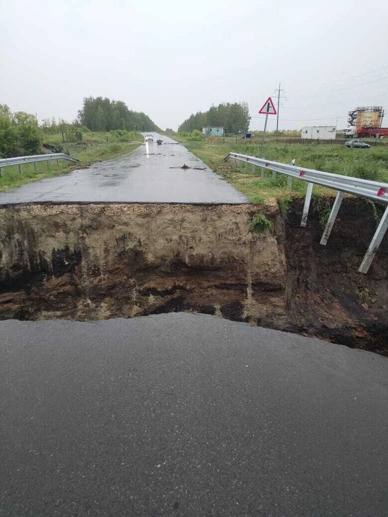    обрушение моста Фото: Администрация Николаевского района Ульяновской области