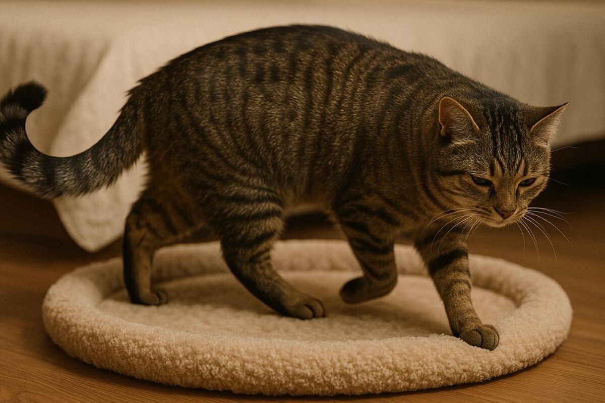 Почему кошки, перед тем как лечь, ходят по кругу